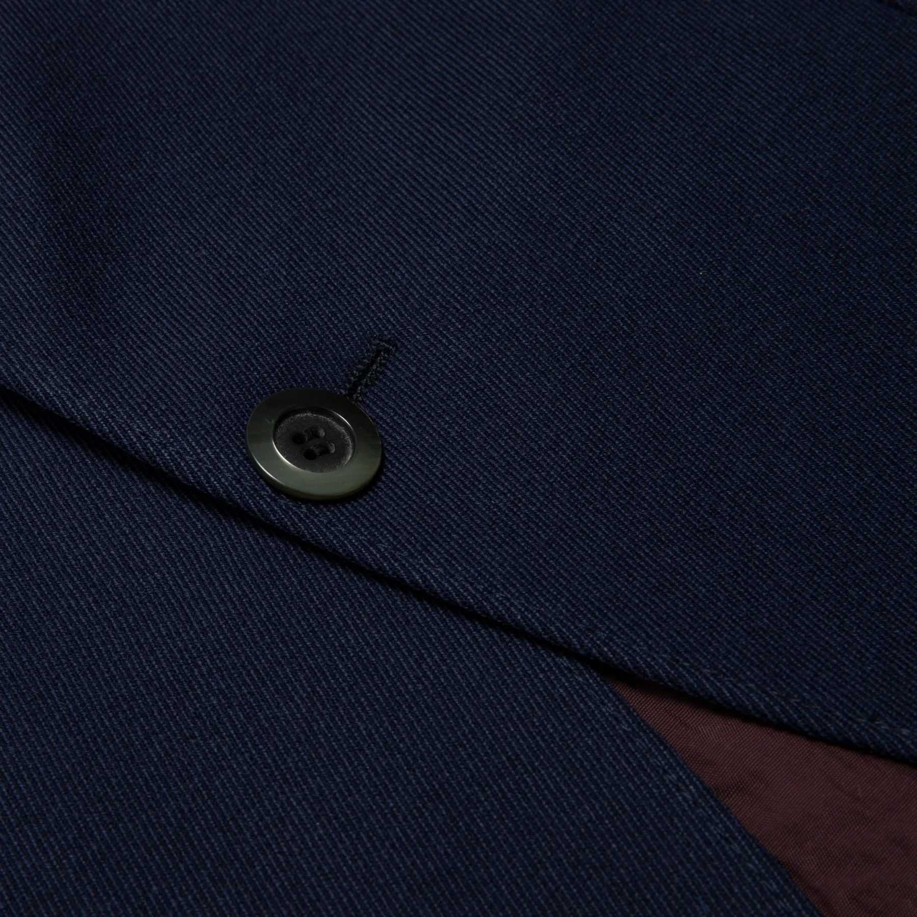 70s Bespoke Pure New Wool Cavalry Twill Weave Sport Coat