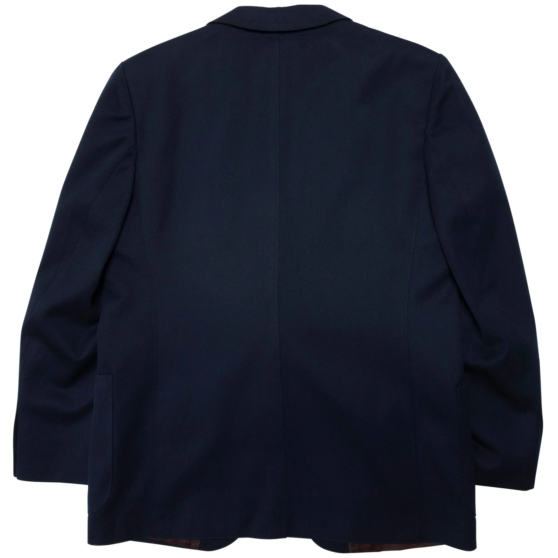 70s Bespoke Pure New Wool Cavalry Twill Weave Sport Coat