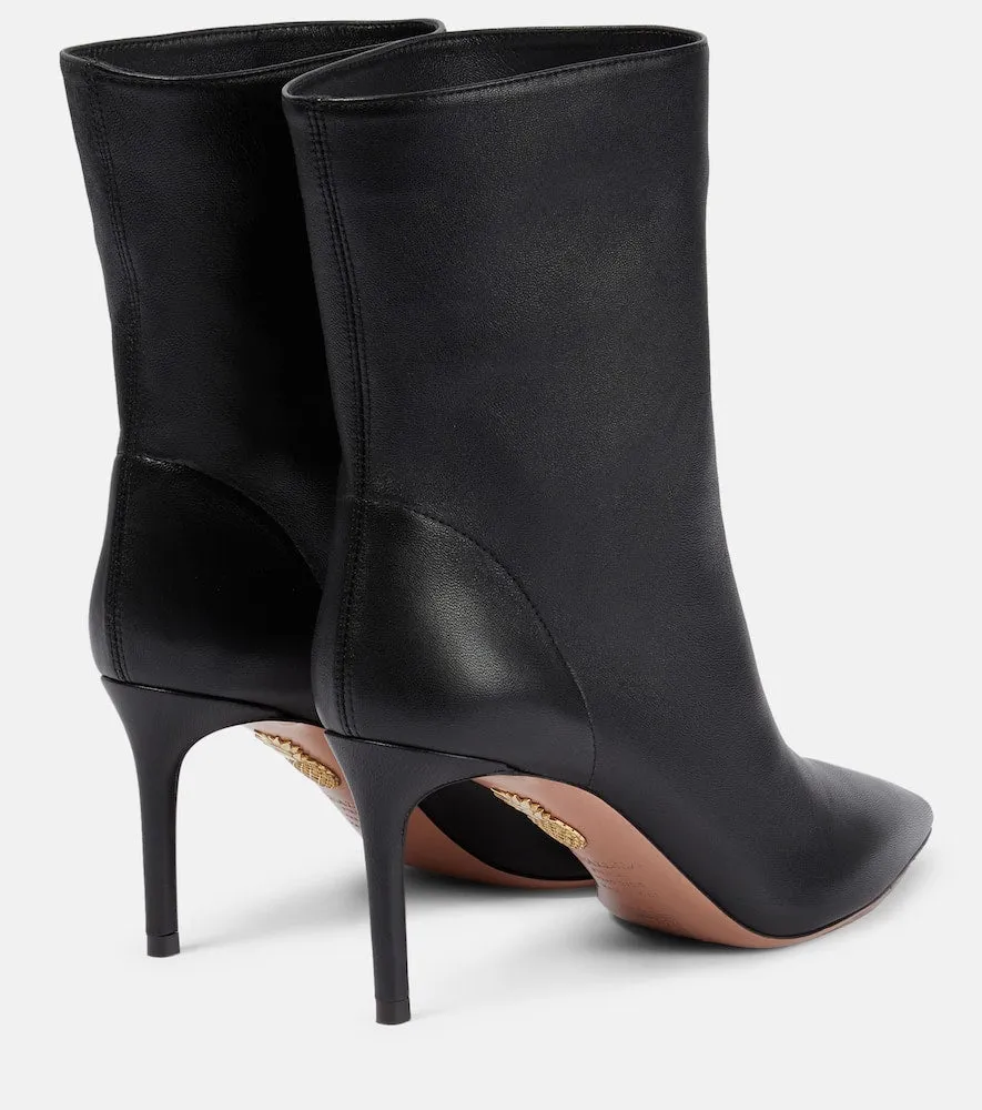 Aquazzura Matignon 75 leather ankle boots
