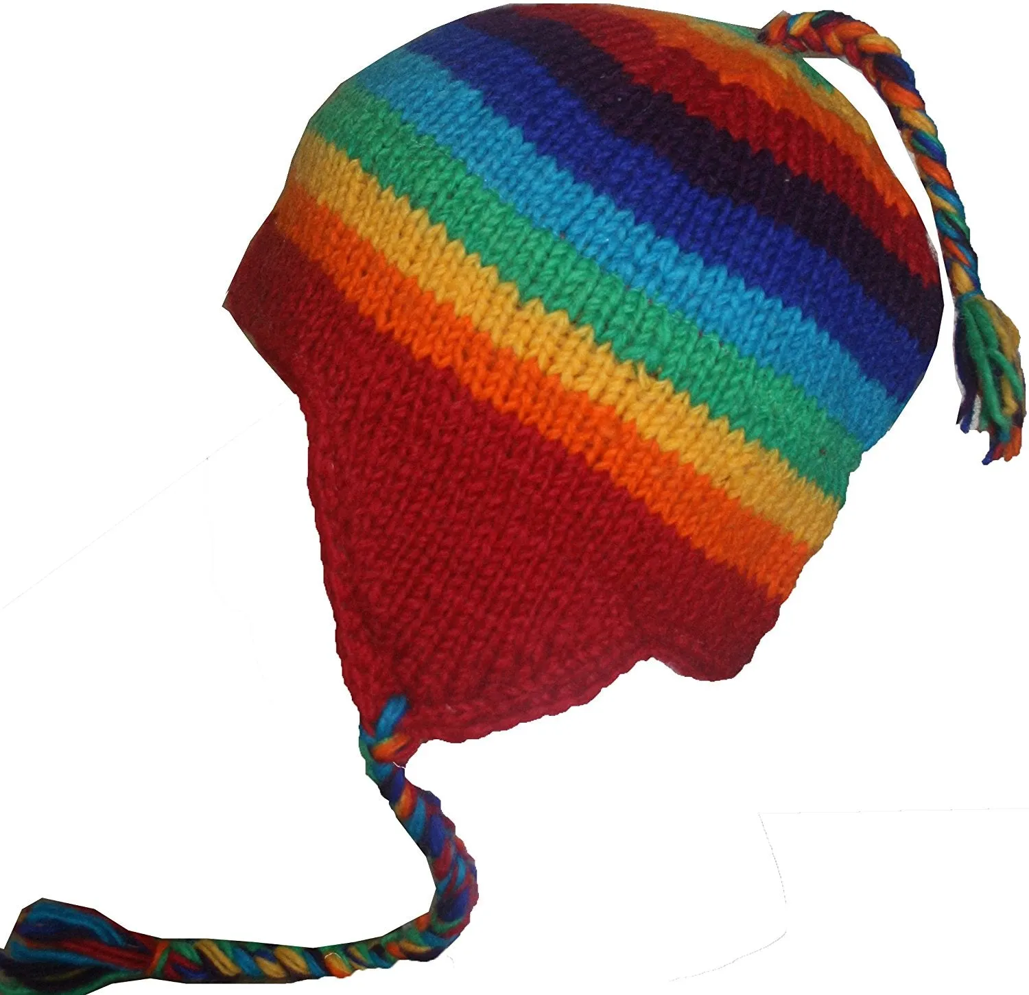 Assorted Highland Wool Knit Beanie Fleece Earflap Beanies