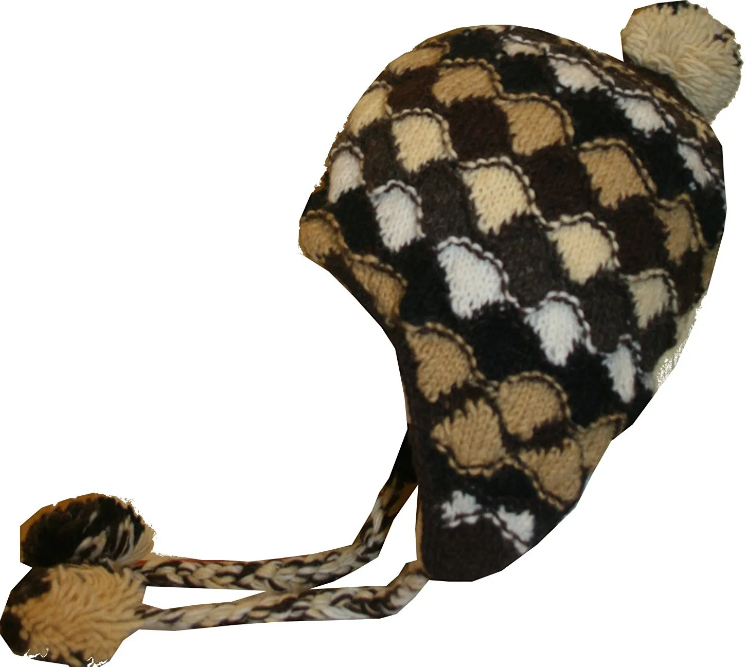 Assorted Highland Wool Knit Beanie Fleece Earflap Beanies
