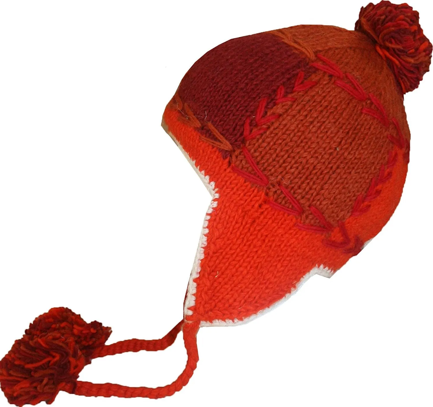 Assorted Highland Wool Knit Beanie Fleece Earflap Beanies