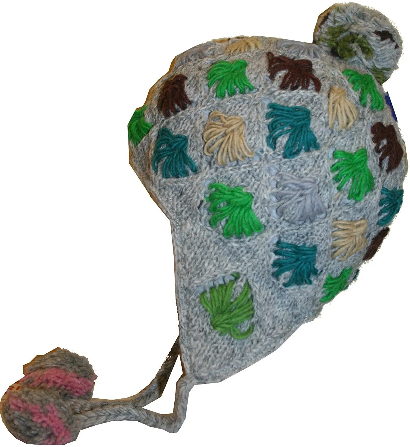 Assorted Highland Wool Knit Beanie Fleece Earflap Beanies