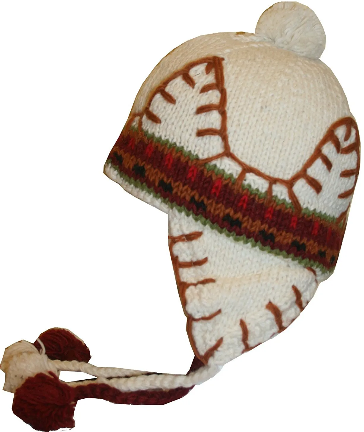 Assorted Highland Wool Knit Beanie Fleece Earflap Beanies