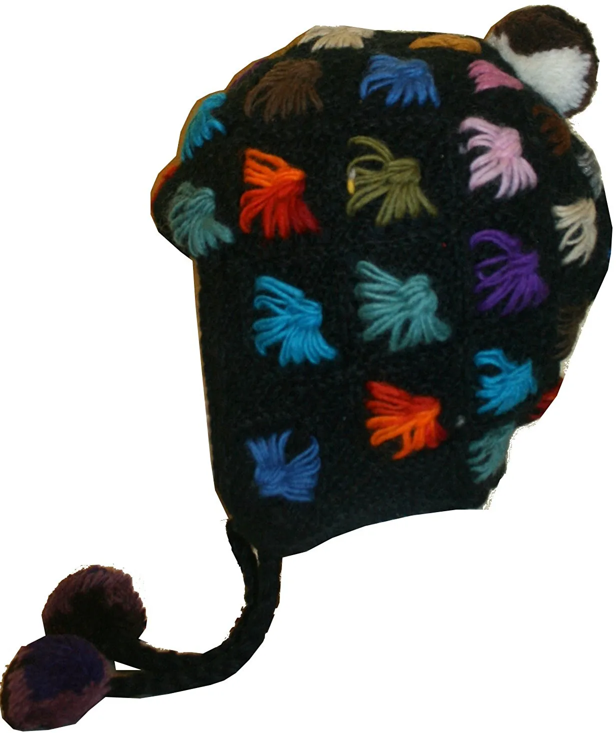 Assorted Highland Wool Knit Beanie Fleece Earflap Beanies