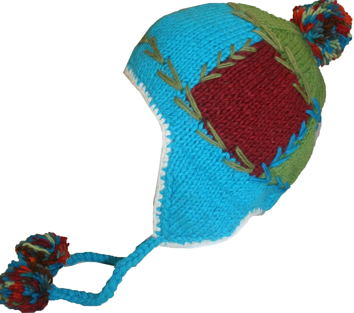 Assorted Highland Wool Knit Beanie Fleece Earflap Beanies