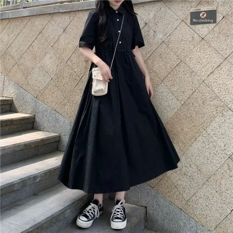 Aurelia - Elegant Slimming Black Dress for Women