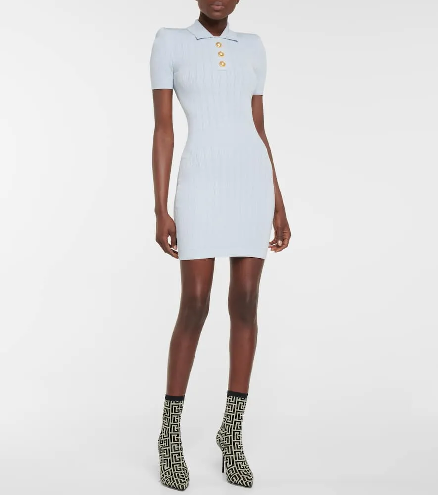 Balmain Skye printed sock boots
