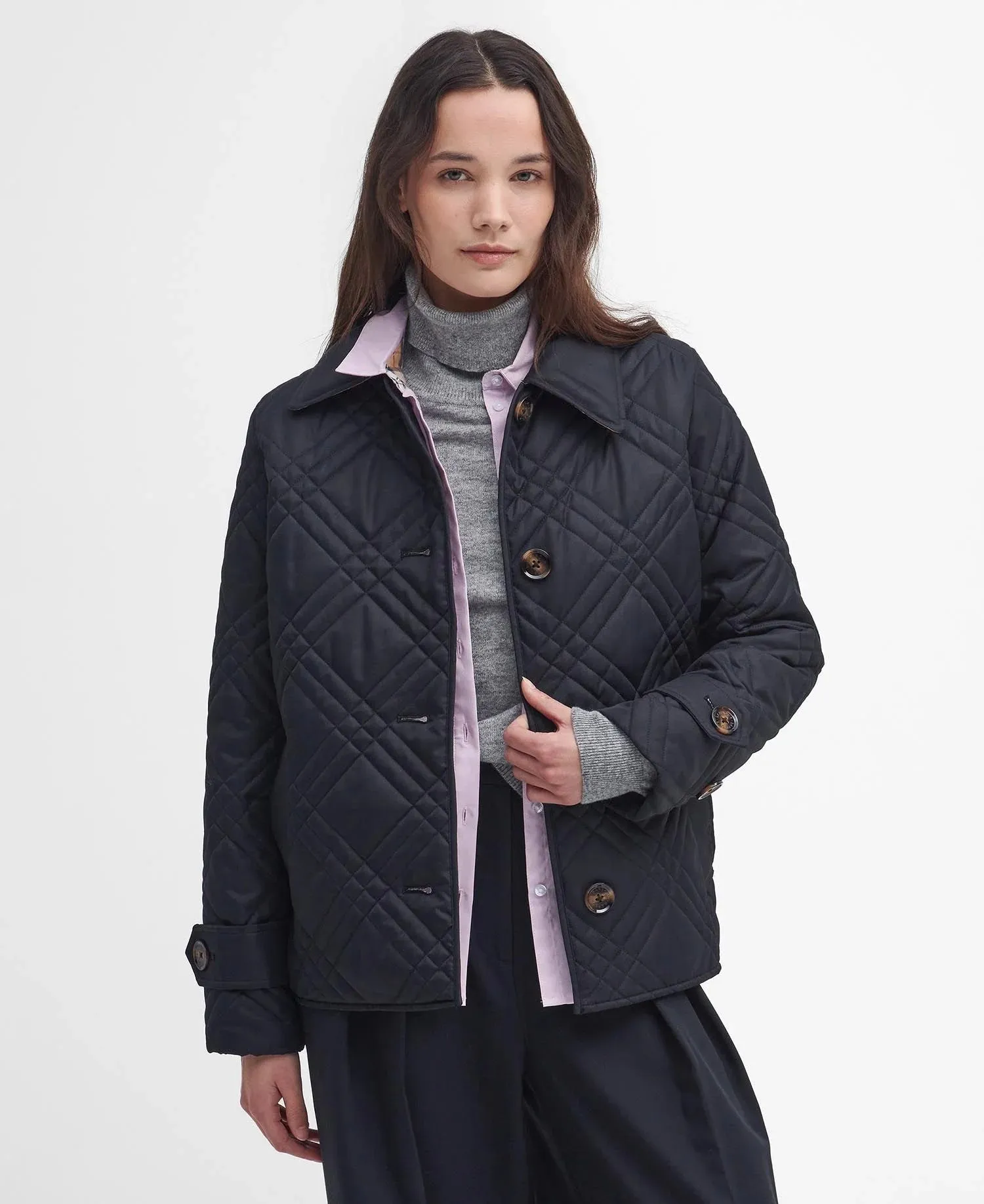 Barbour Walton Quilted Jacket, Black