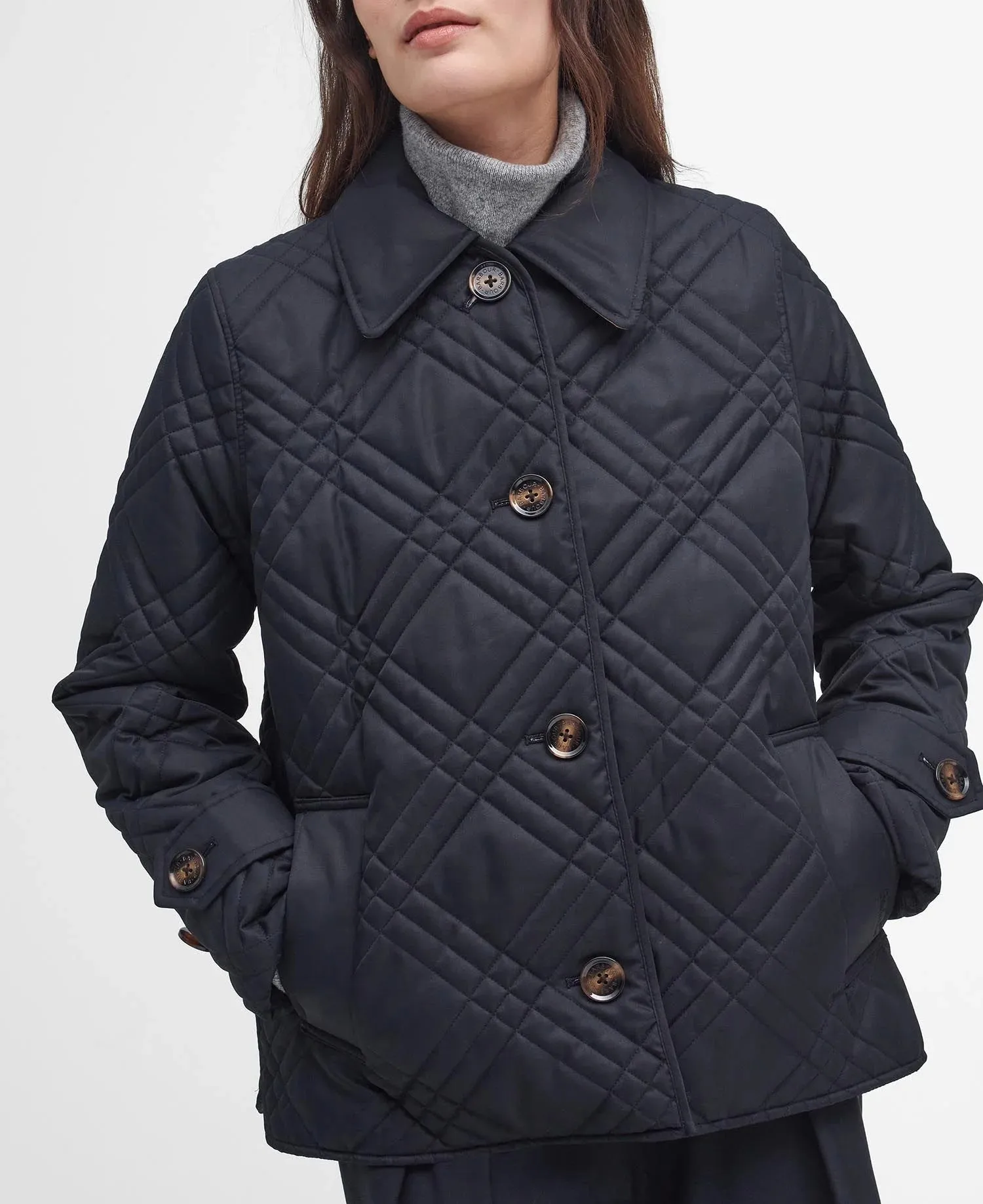 Barbour Walton Quilted Jacket, Black