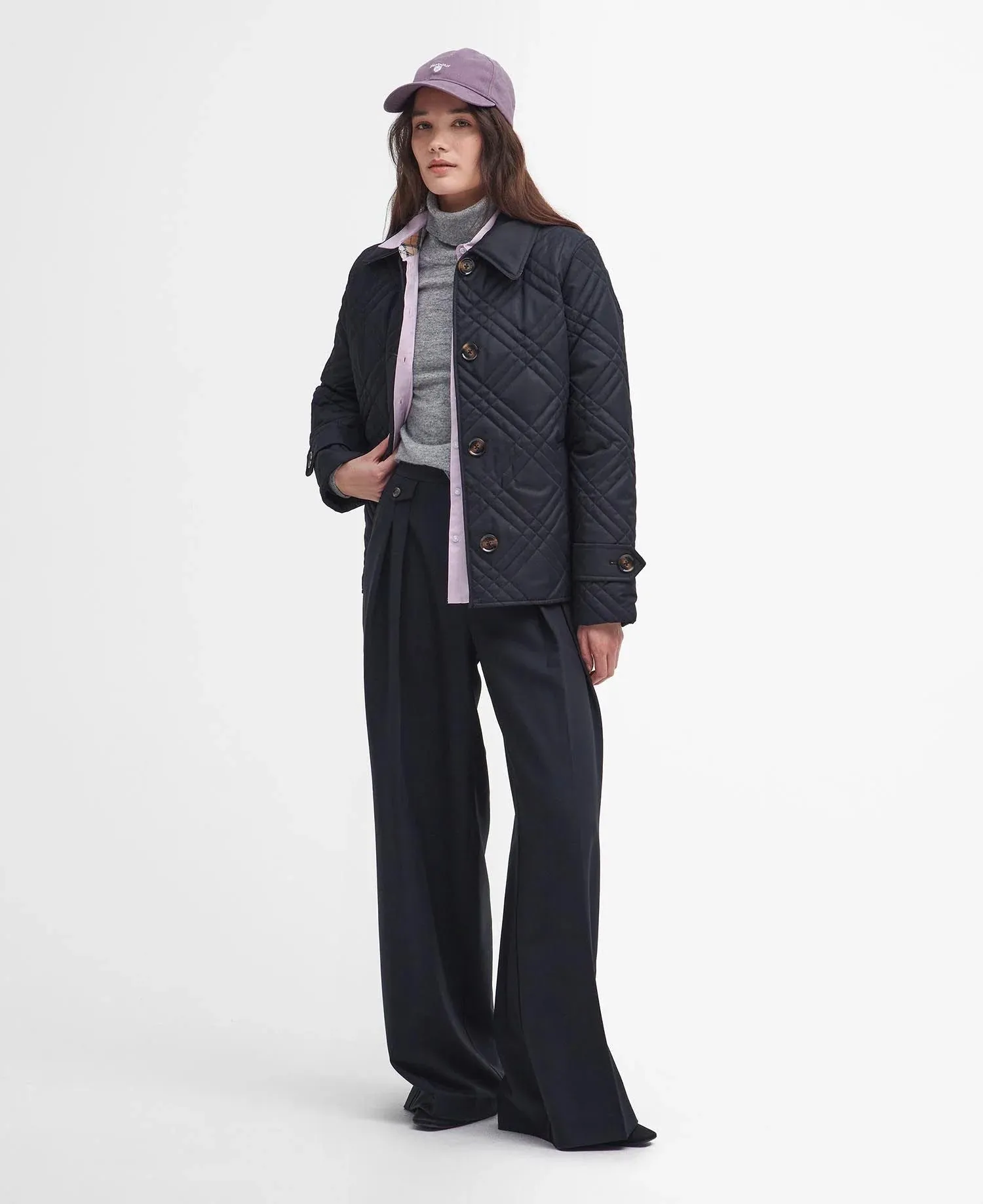 Barbour Walton Quilted Jacket, Black