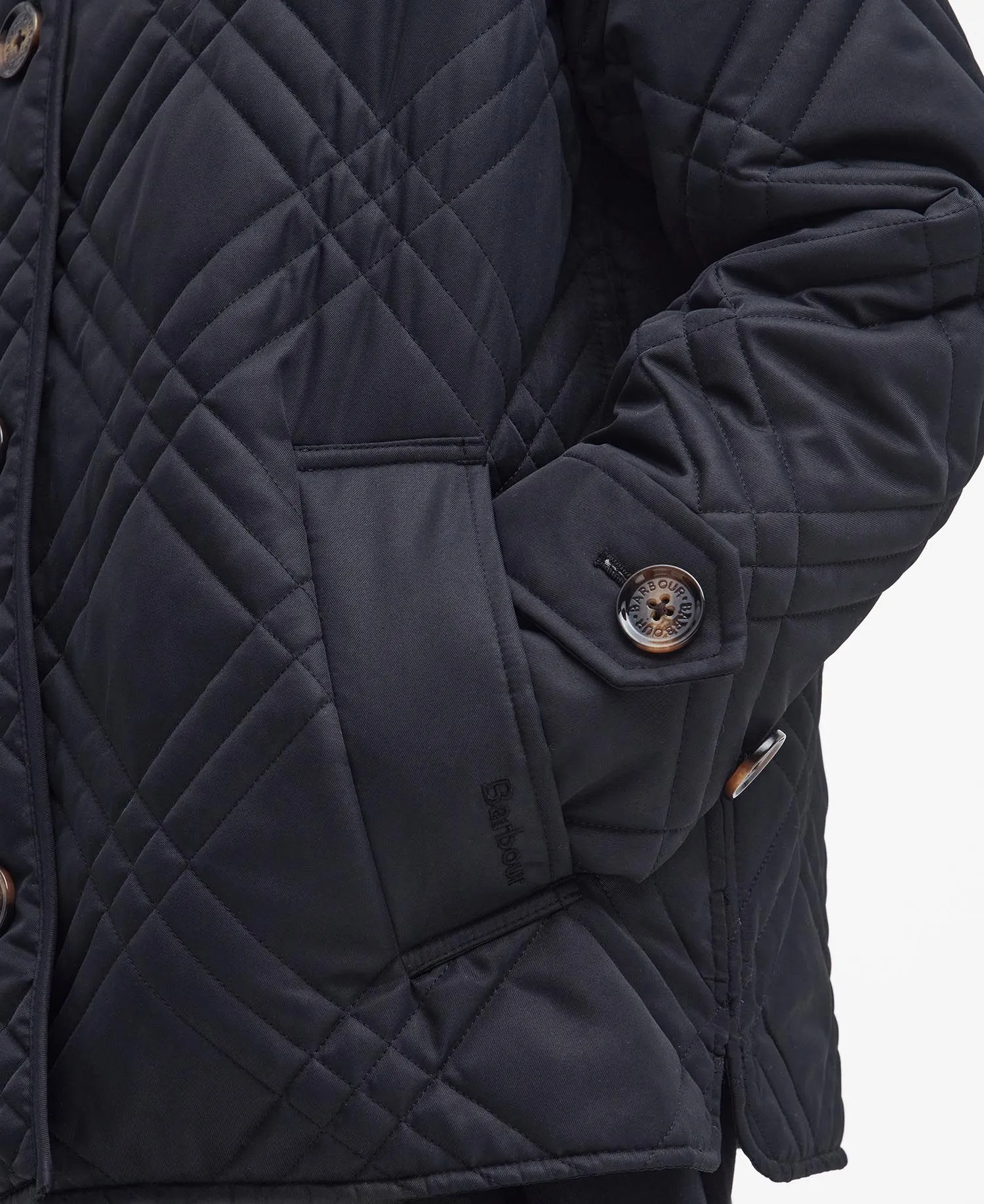 Barbour Walton Quilted Jacket, Black