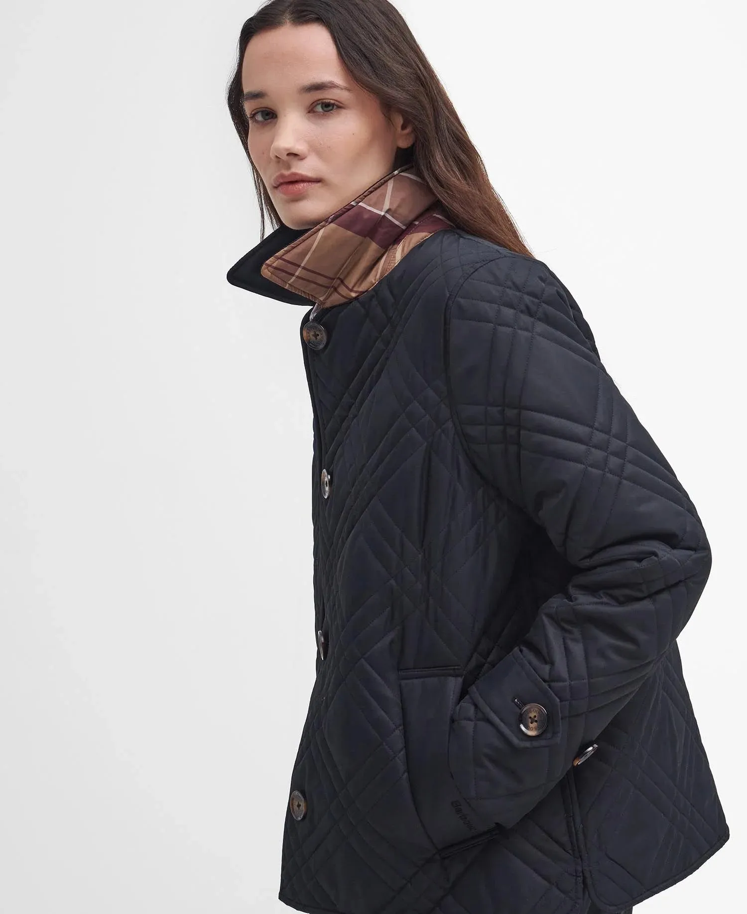 Barbour Walton Quilted Jacket, Black