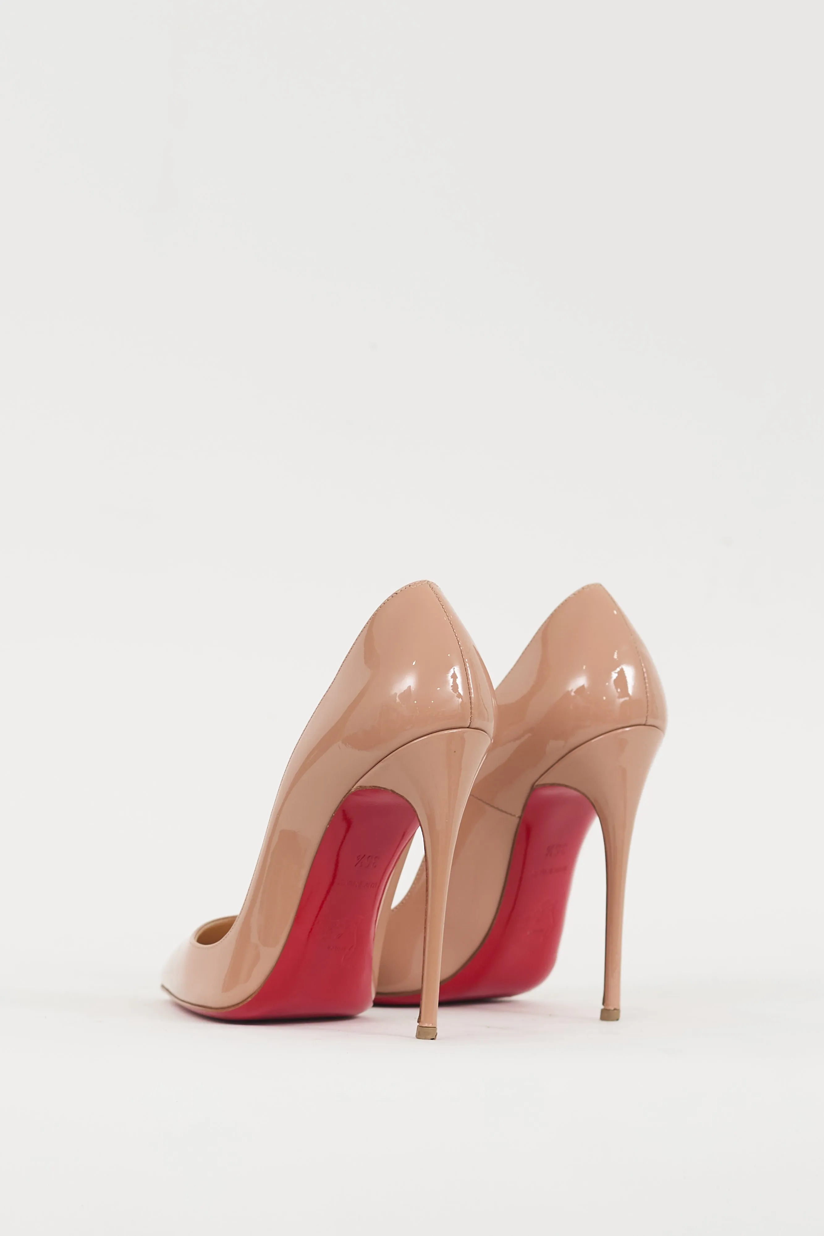 Beige Patent Leather So Kate Heel