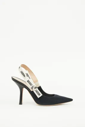 Black & Cream J'adior Heel