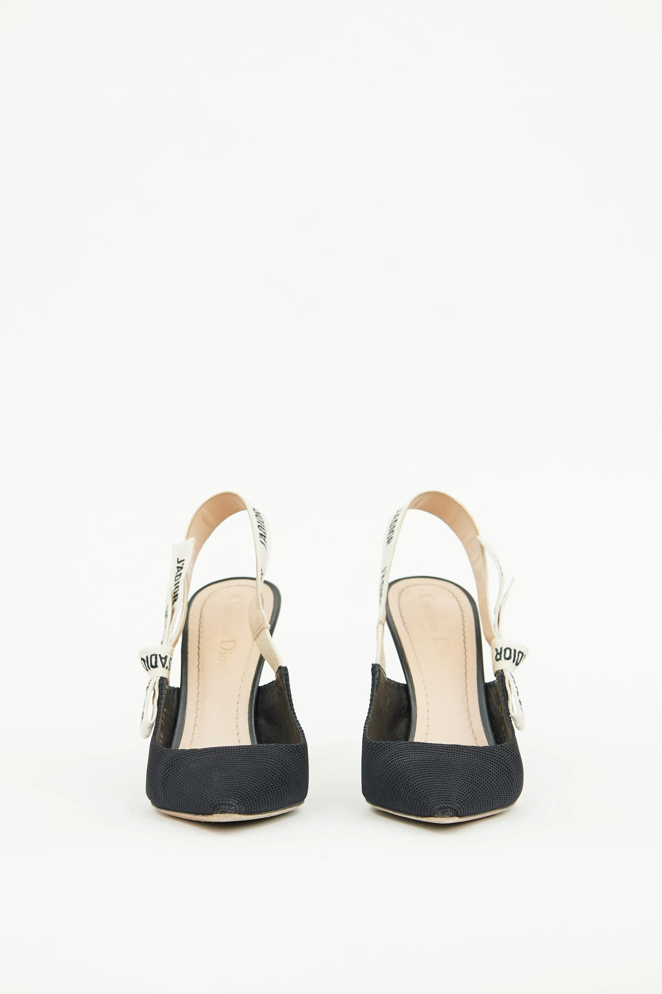 Black & Cream J'adior Heel