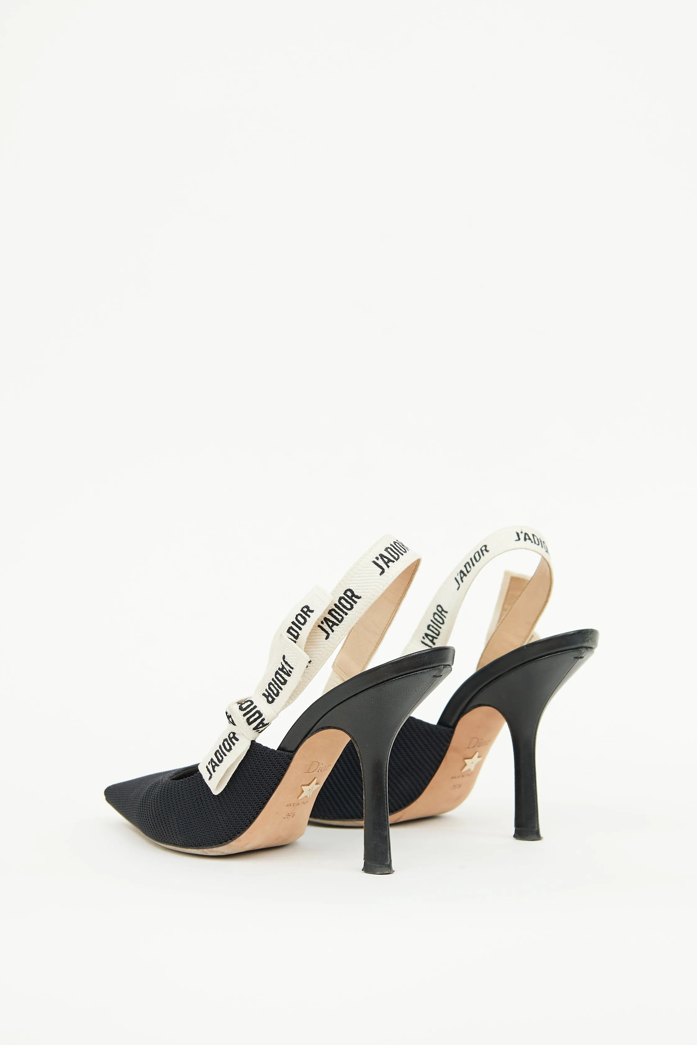 Black & Cream J'adior Heel