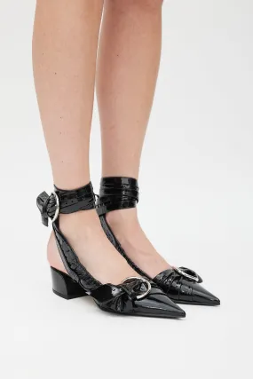 Black Patent Leather Conquest Heel