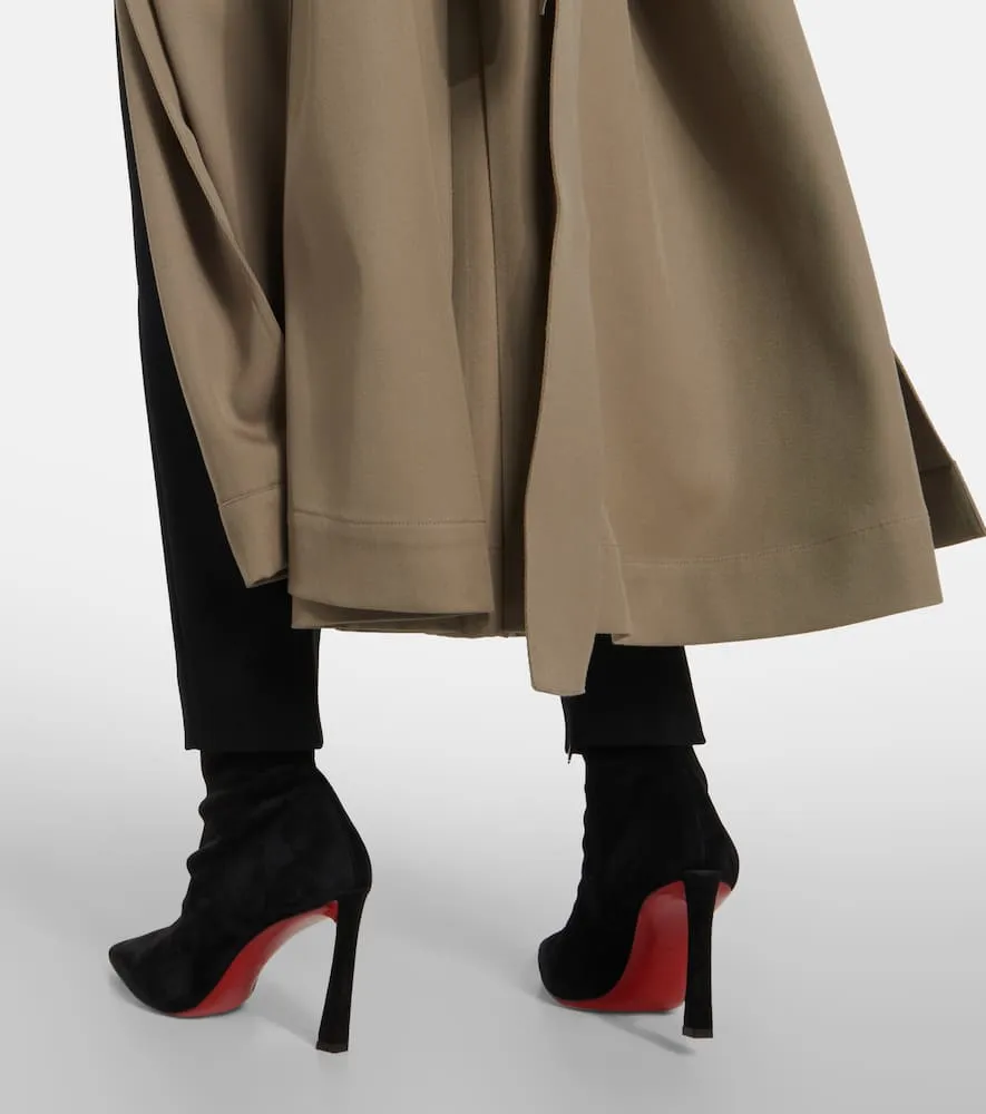 Christian Louboutin Condora 100 suede ankle boots