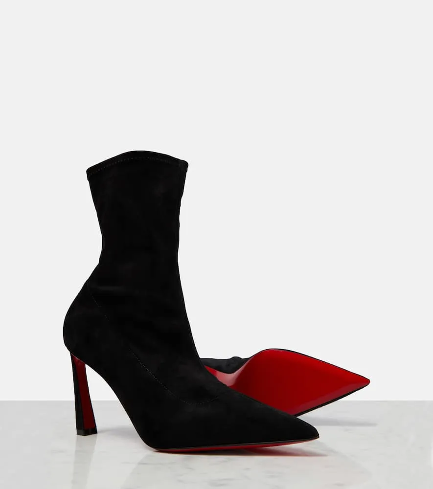 Christian Louboutin Condora 100 suede ankle boots
