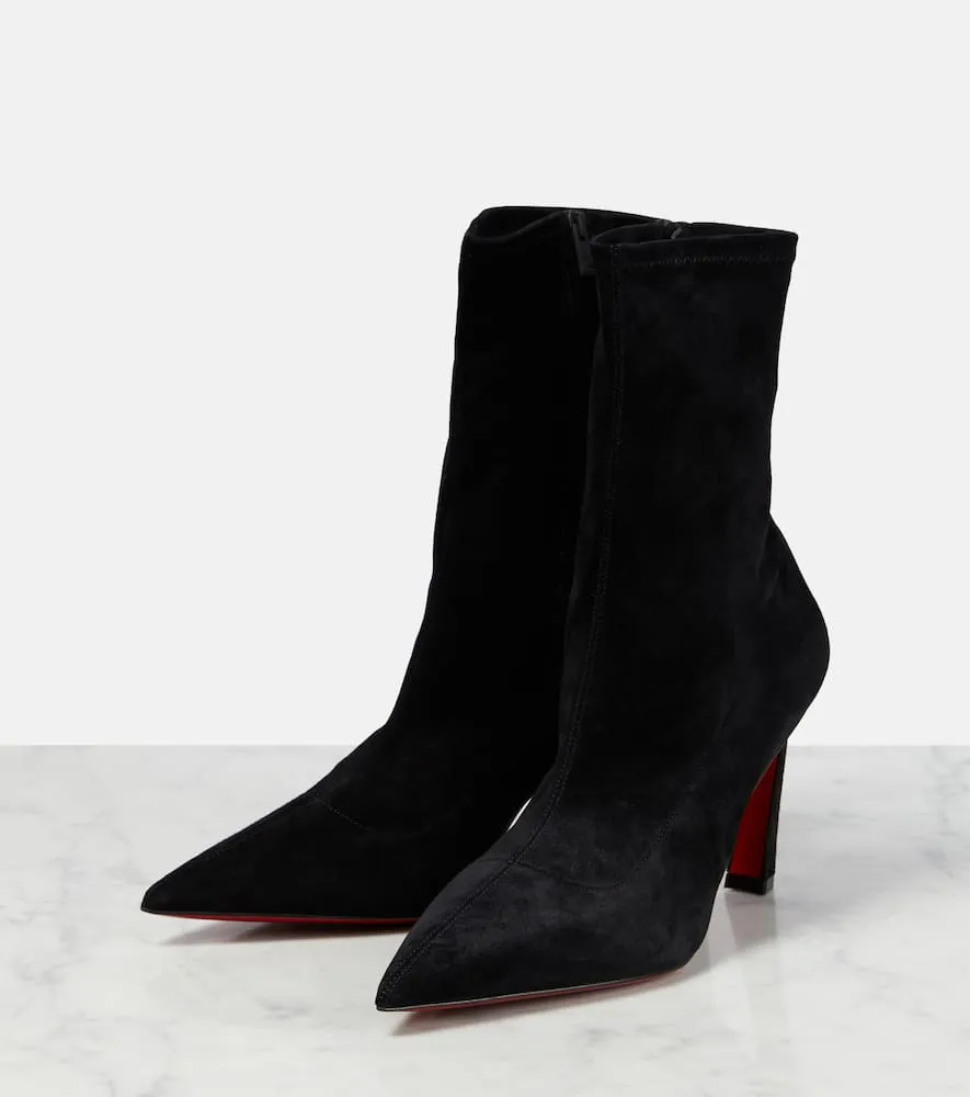 Christian Louboutin Condora 100 suede ankle boots