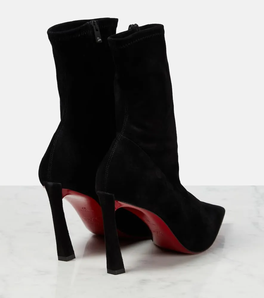 Christian Louboutin Condora 100 suede ankle boots