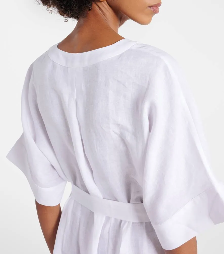 Eres Bibi linen midi dress