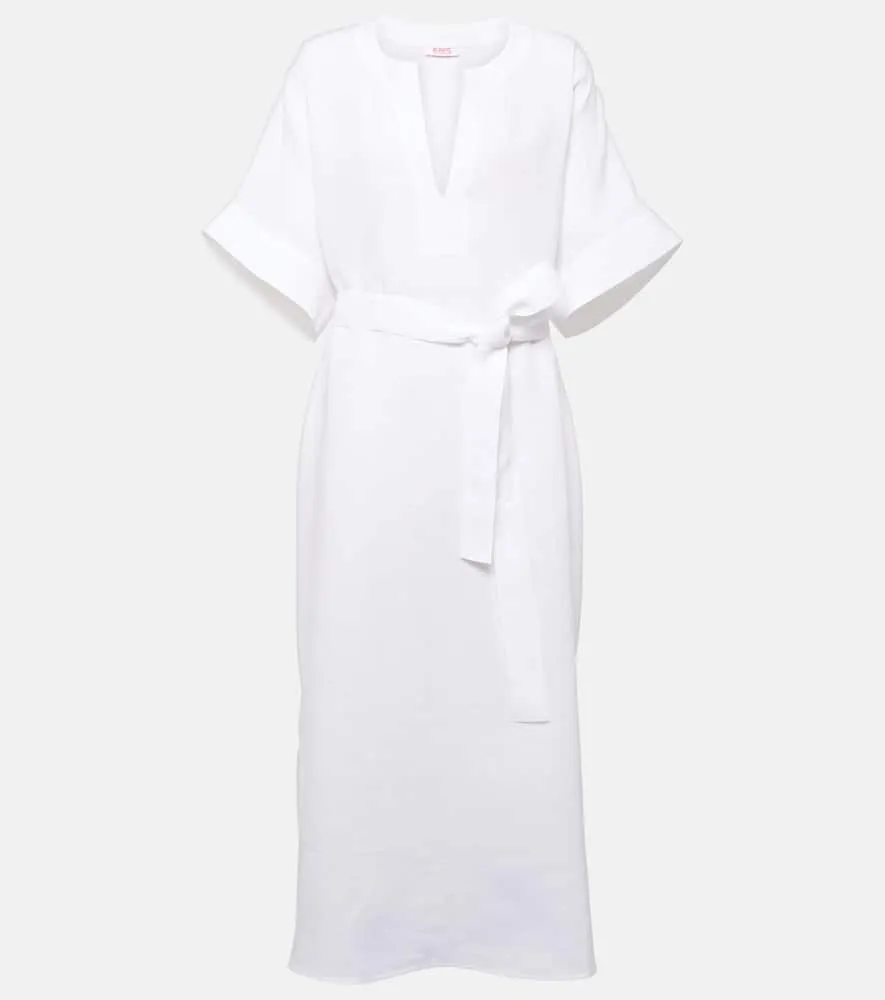 Eres Bibi linen midi dress
