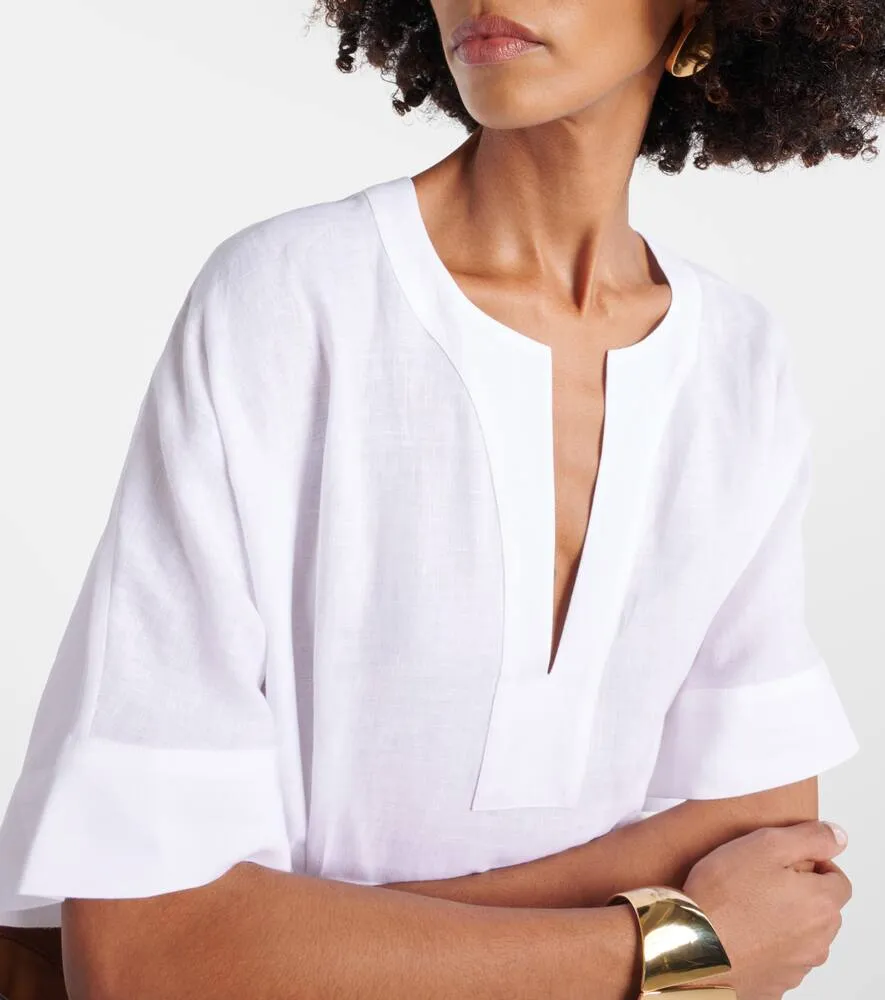Eres Bibi linen midi dress