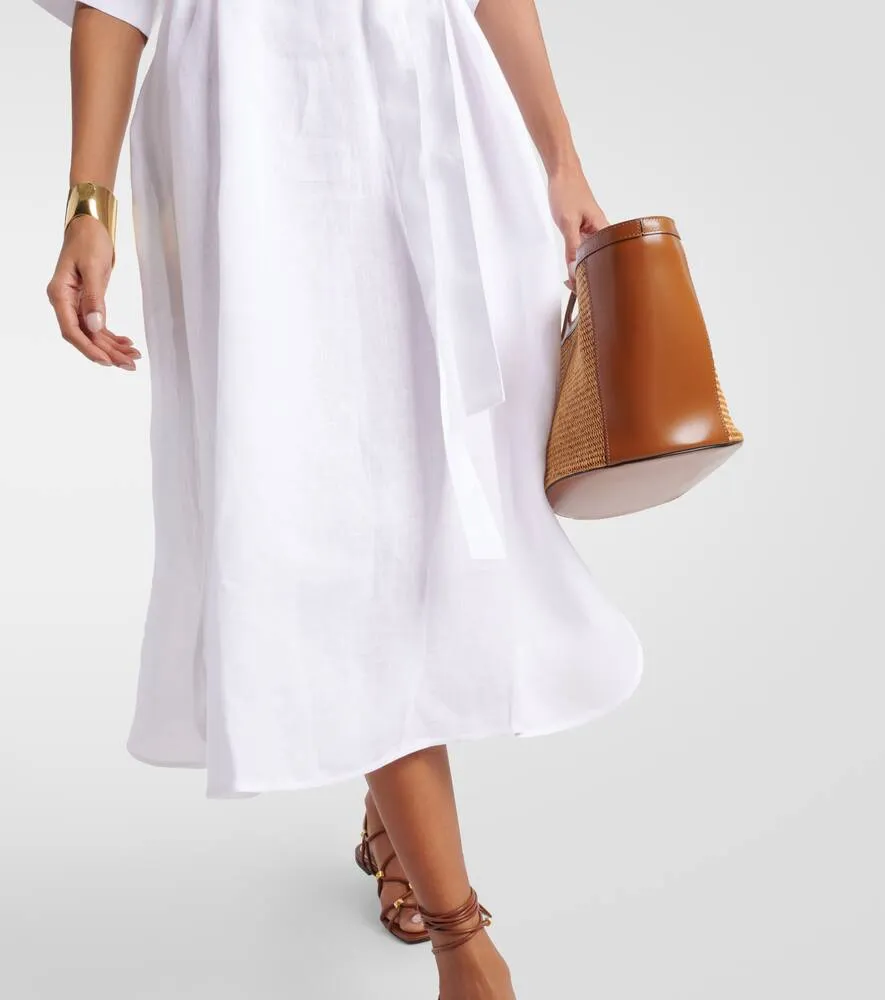 Eres Bibi linen midi dress