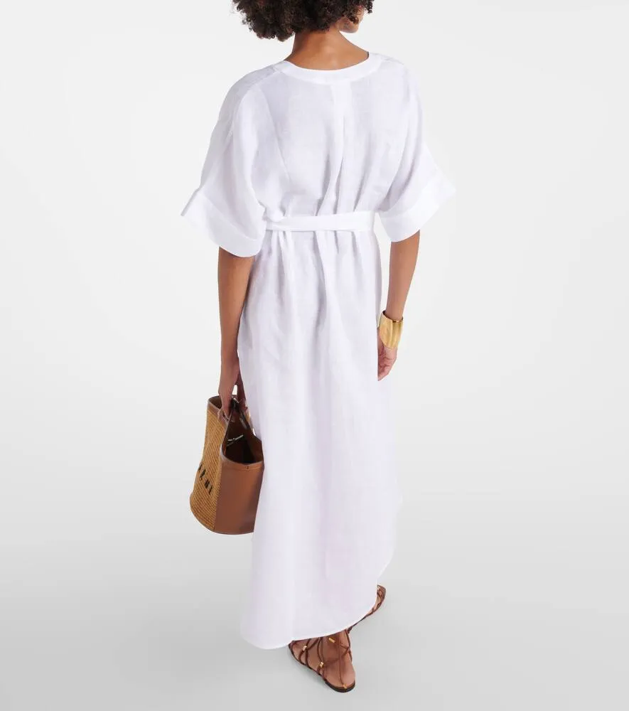 Eres Bibi linen midi dress
