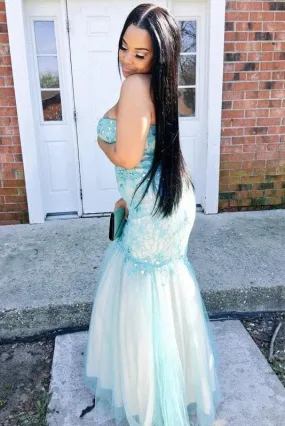 Excellent Graceful Graceful Unique Sweetheart Mermaid Plus Size Prom with Appliques Floor Length Dress