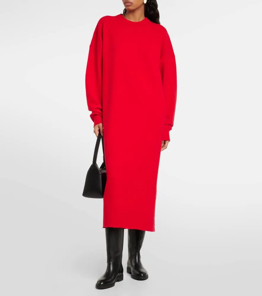 Extreme Cashmere Weird cashmere-blend midi dress