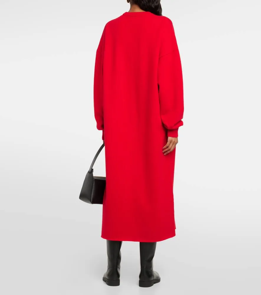Extreme Cashmere Weird cashmere-blend midi dress