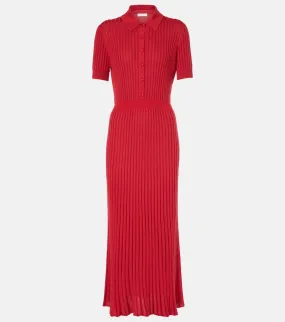 Gabriela Hearst Amor silk and cashmere midi dress Gabriela Hearst Amor silk and cashmere midi dress