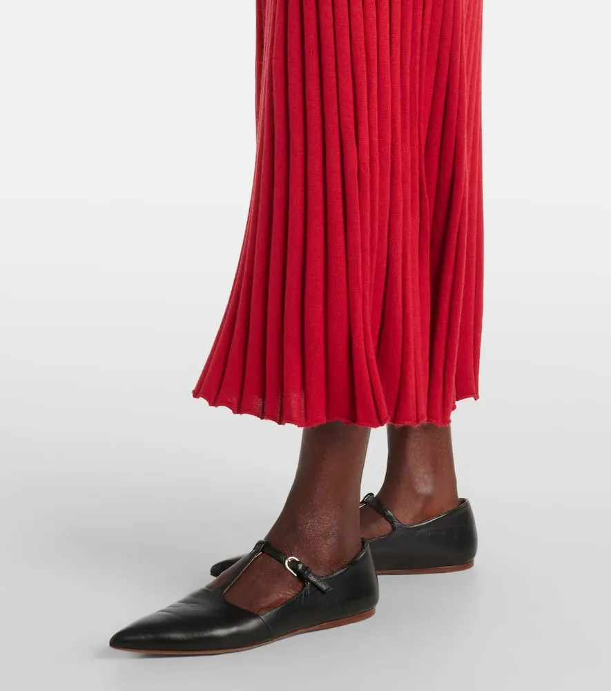 Gabriela Hearst Amor silk and cashmere midi dress