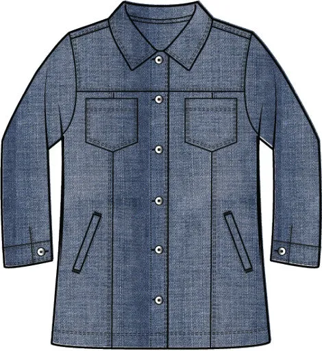 Habitat Stretch Denim Boyfriend Jacket-RESTOCKED!