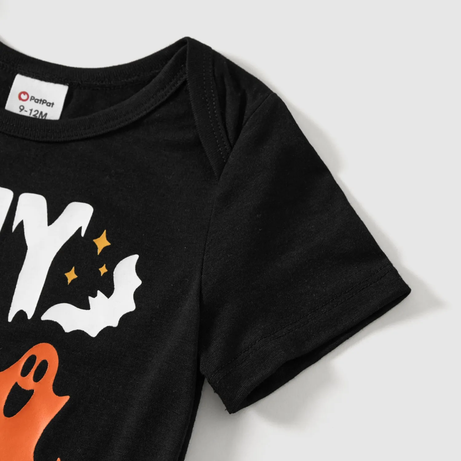 Halloween Family Matching Letter Print Pajamas