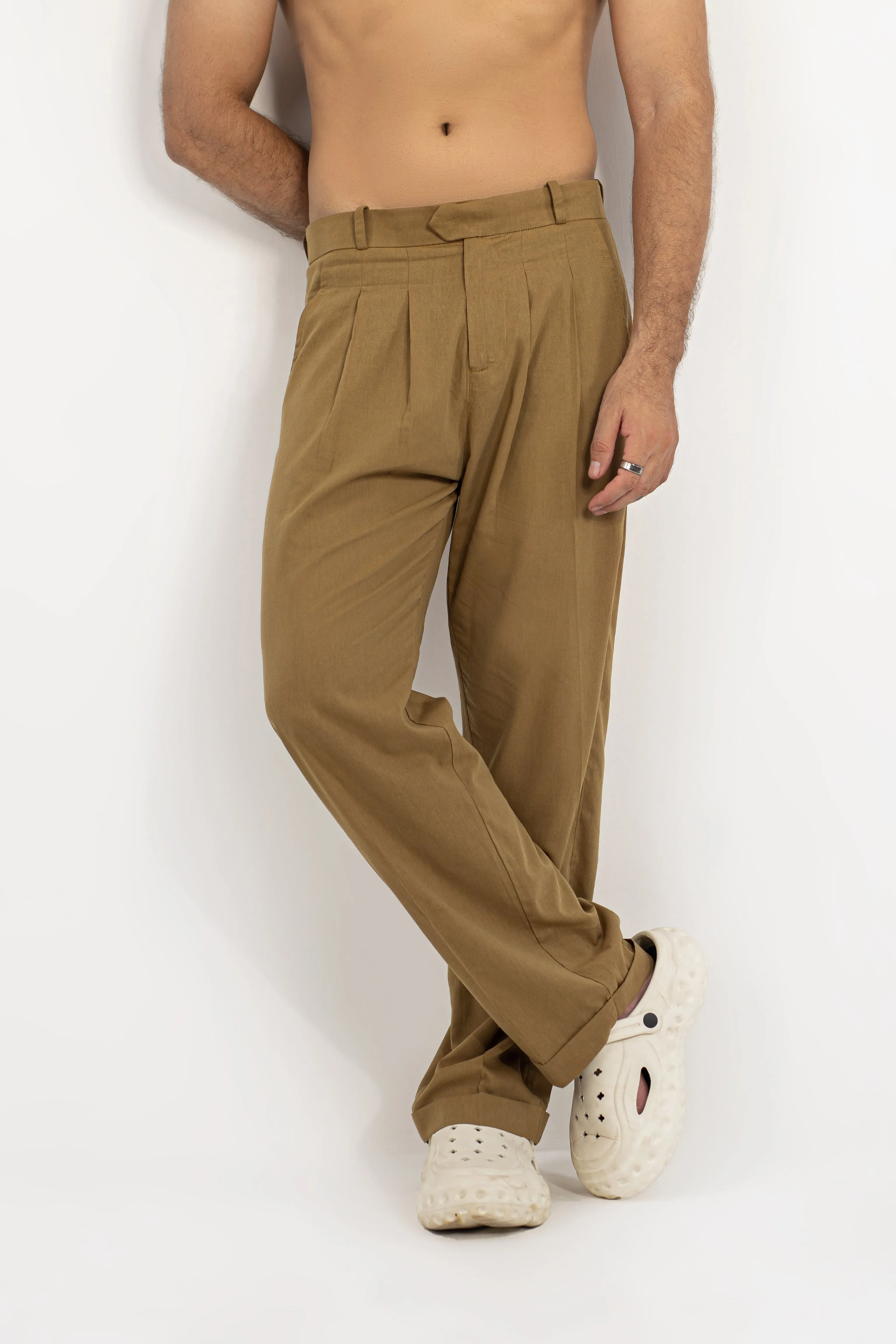 Hazelstone Classic Pleated Pants