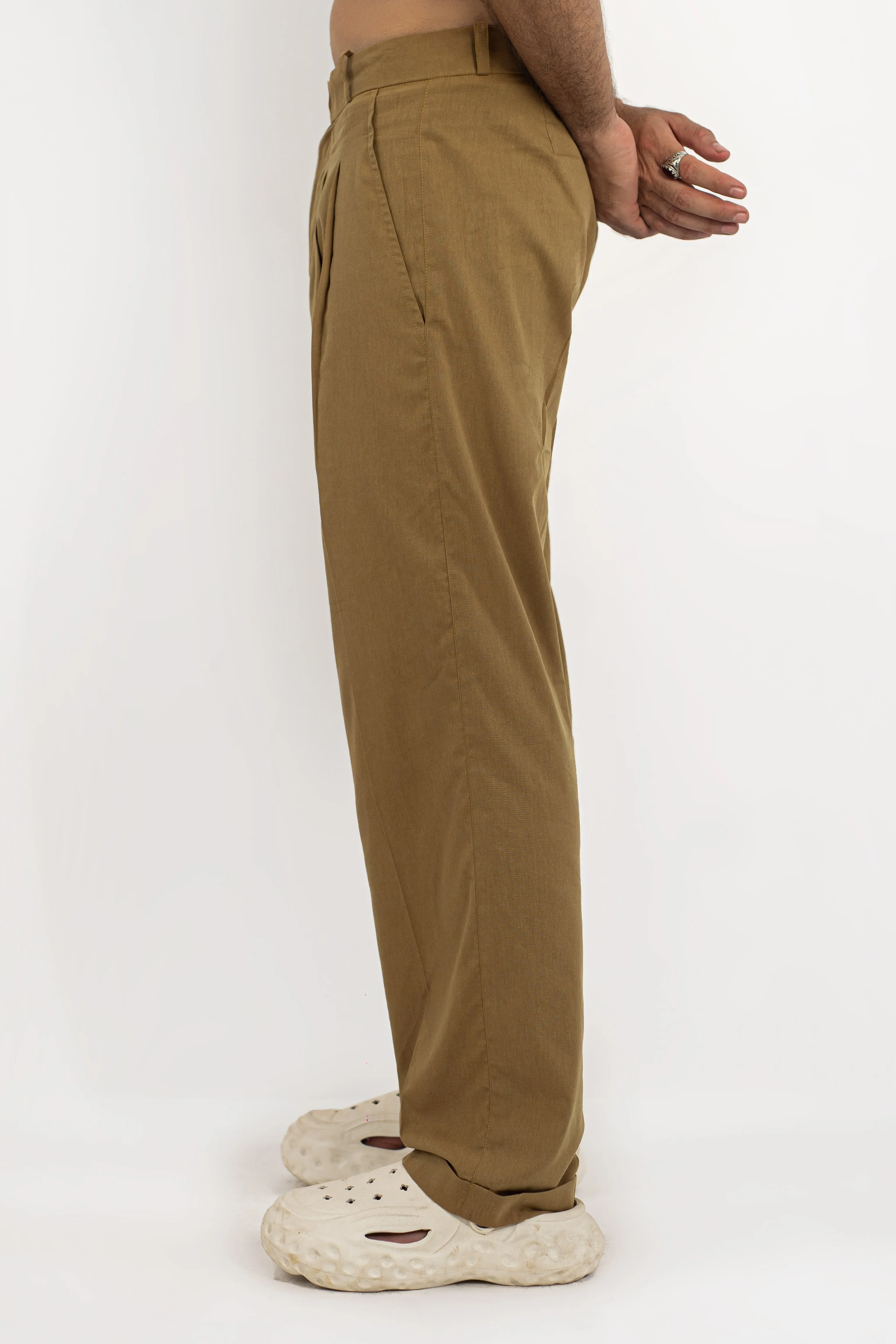 Hazelstone Classic Pleated Pants