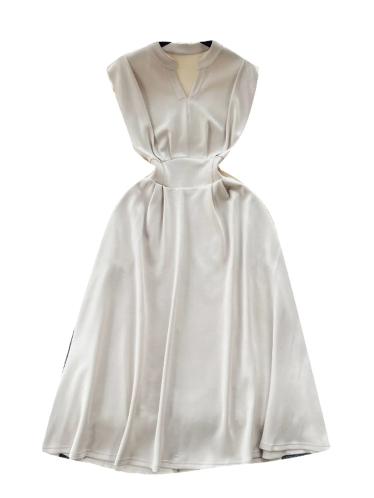 High-end Waist-slimming Sleeveless Dress