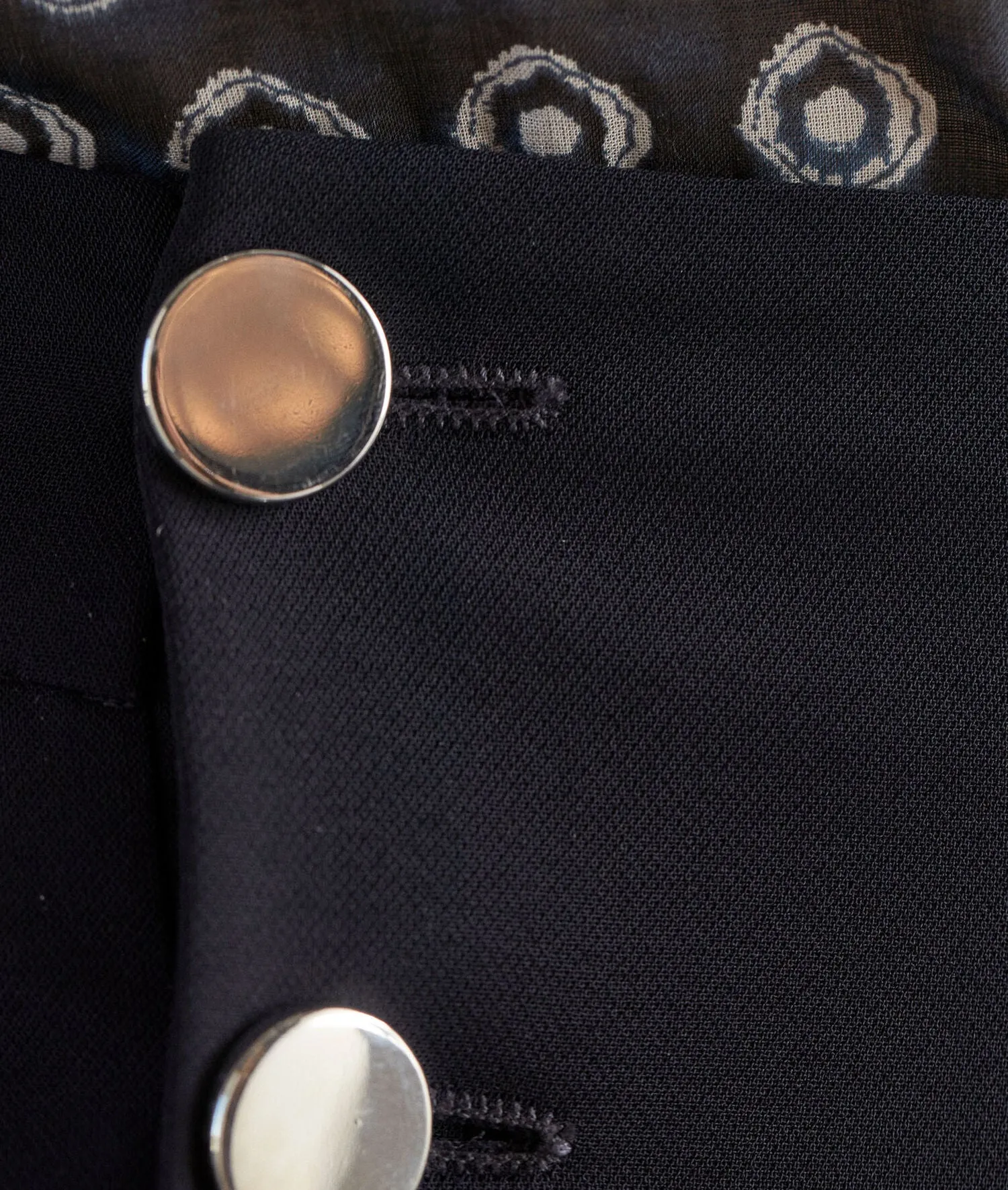 HUBERT FLARED NAVY SAILOR TROUSERS