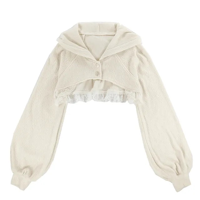 Kawaii Sweet Lace Bow Slim Lolita Dress