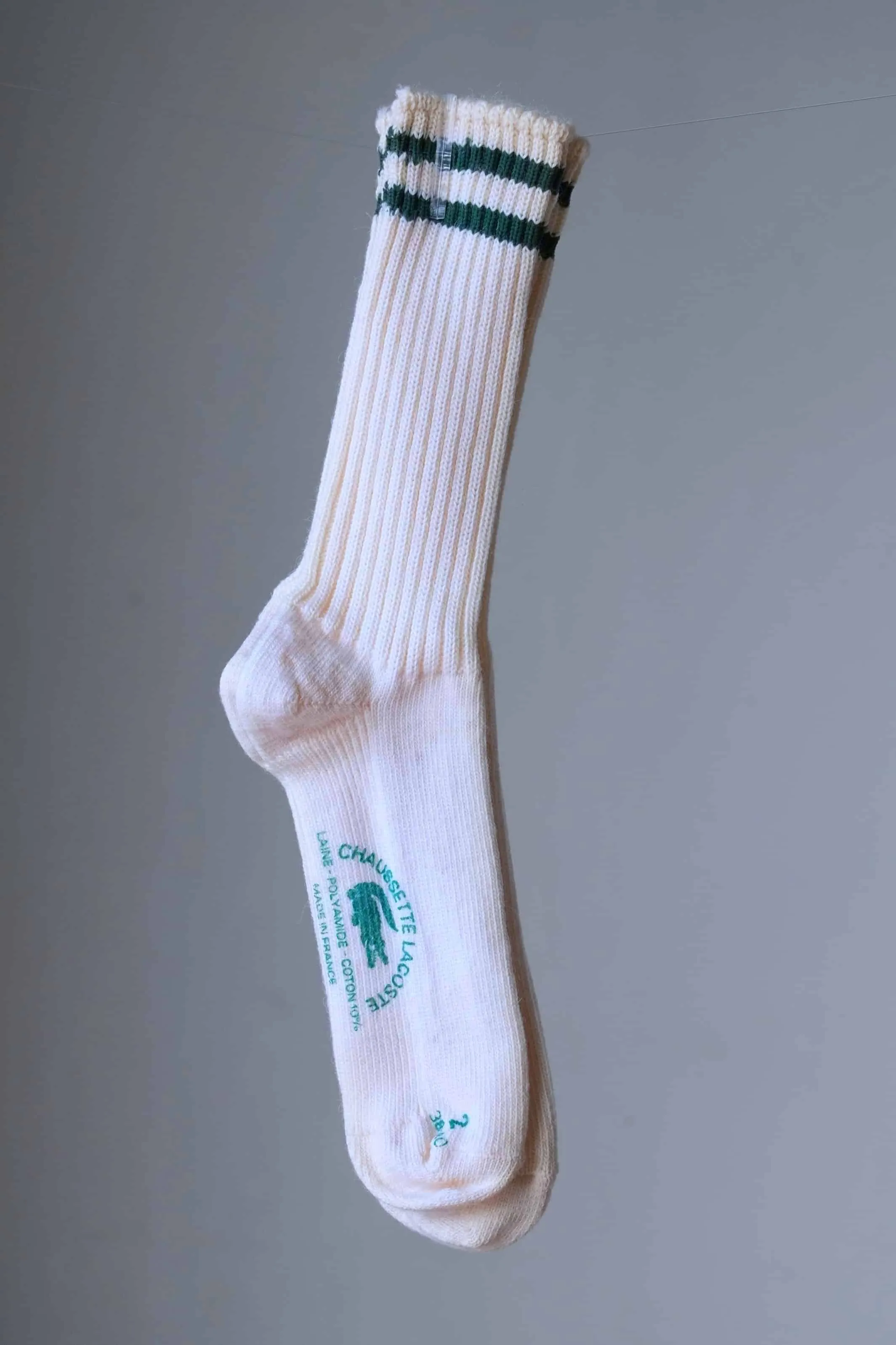 LACOSTE Striped 70's Wool Socks