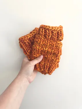 Luxury Line Fingerless Mitts Sunset