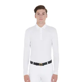 Men's Perforated Long Sleeve Show Shirt