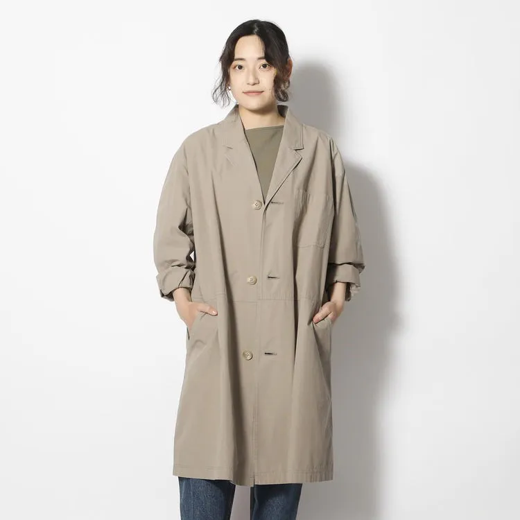 Natural-Dyed Recycled Cotton Coat
