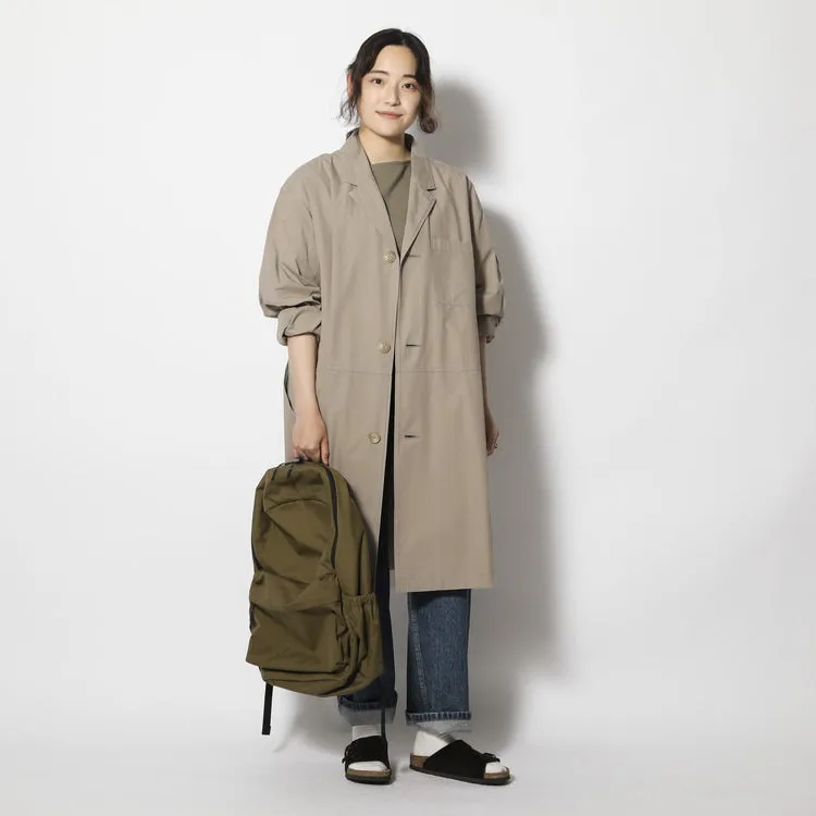 Natural-Dyed Recycled Cotton Coat