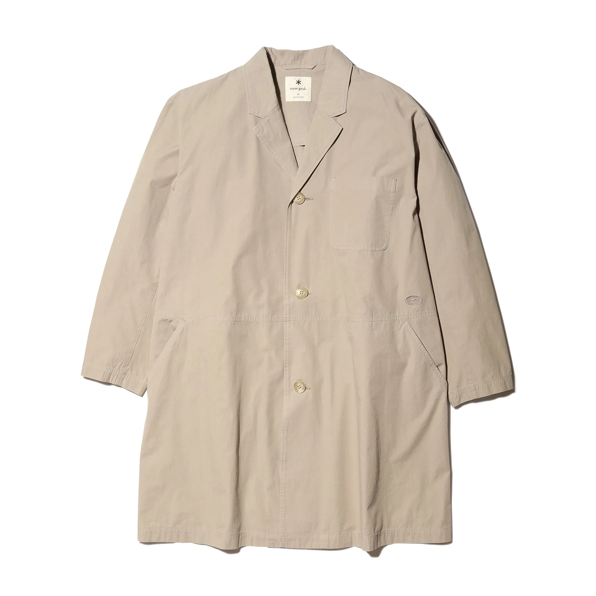 Natural-Dyed Recycled Cotton Coat