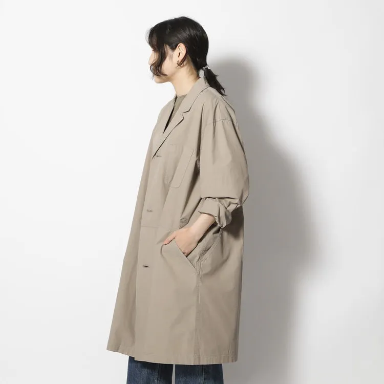 Natural-Dyed Recycled Cotton Coat
